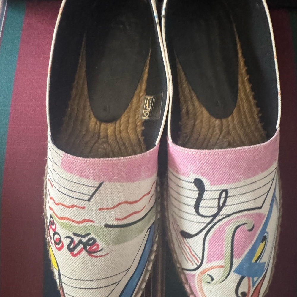 Yves Saint Laurent Perseo Canvas Espadrilles European Sz 41, US 10.5 or 10. New - Picture 5 of 16